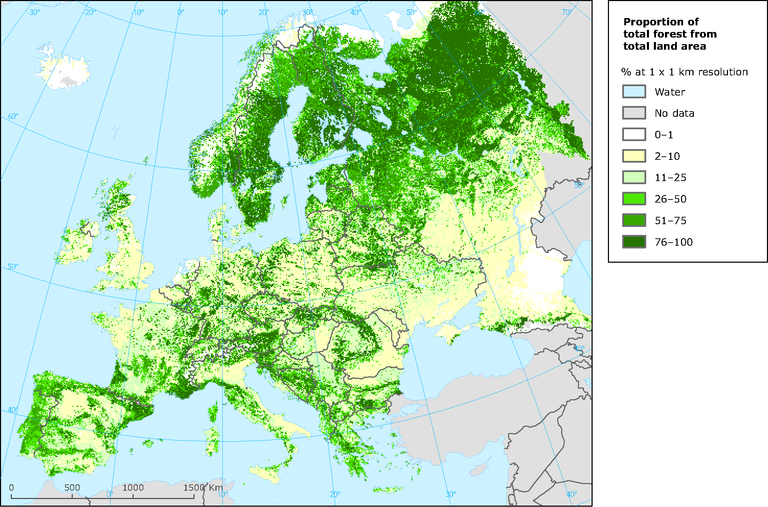 Zalesnění Evropy