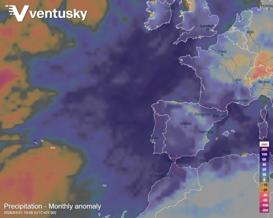 měsíční anomálie leden