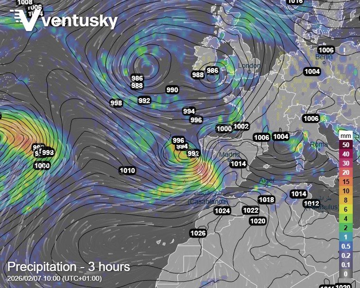 Tlaková níže Marta