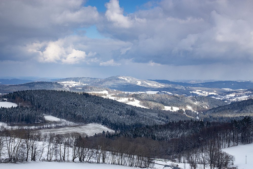 Šumava - březnový sníh