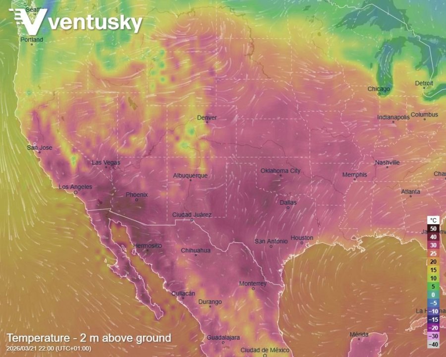 nejvyšší teploty v sobotu