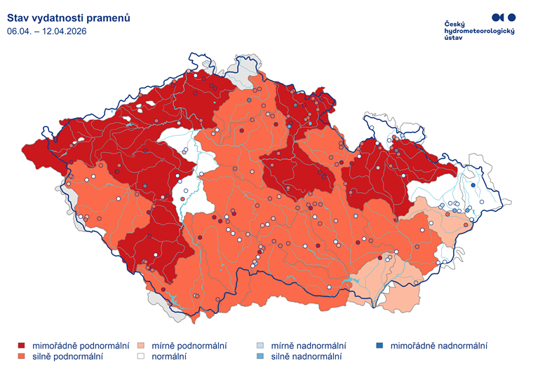   Většina pramenů je často mimořádně podnormální 