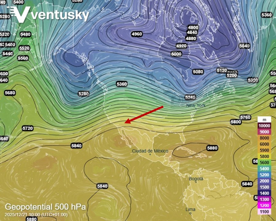 tlakové útvary neděle