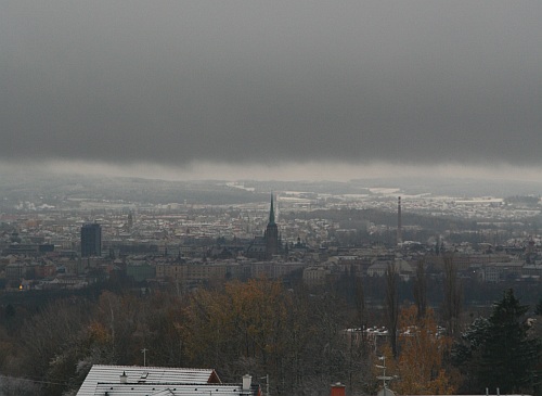 První sníh v Plzni