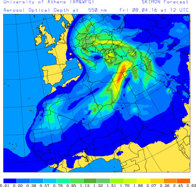 Množství prachu ve vzduchu