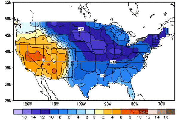 počasí usa mapa USA sužuje tuhá zima, překonává i rekordy | In počasí počasí usa mapa