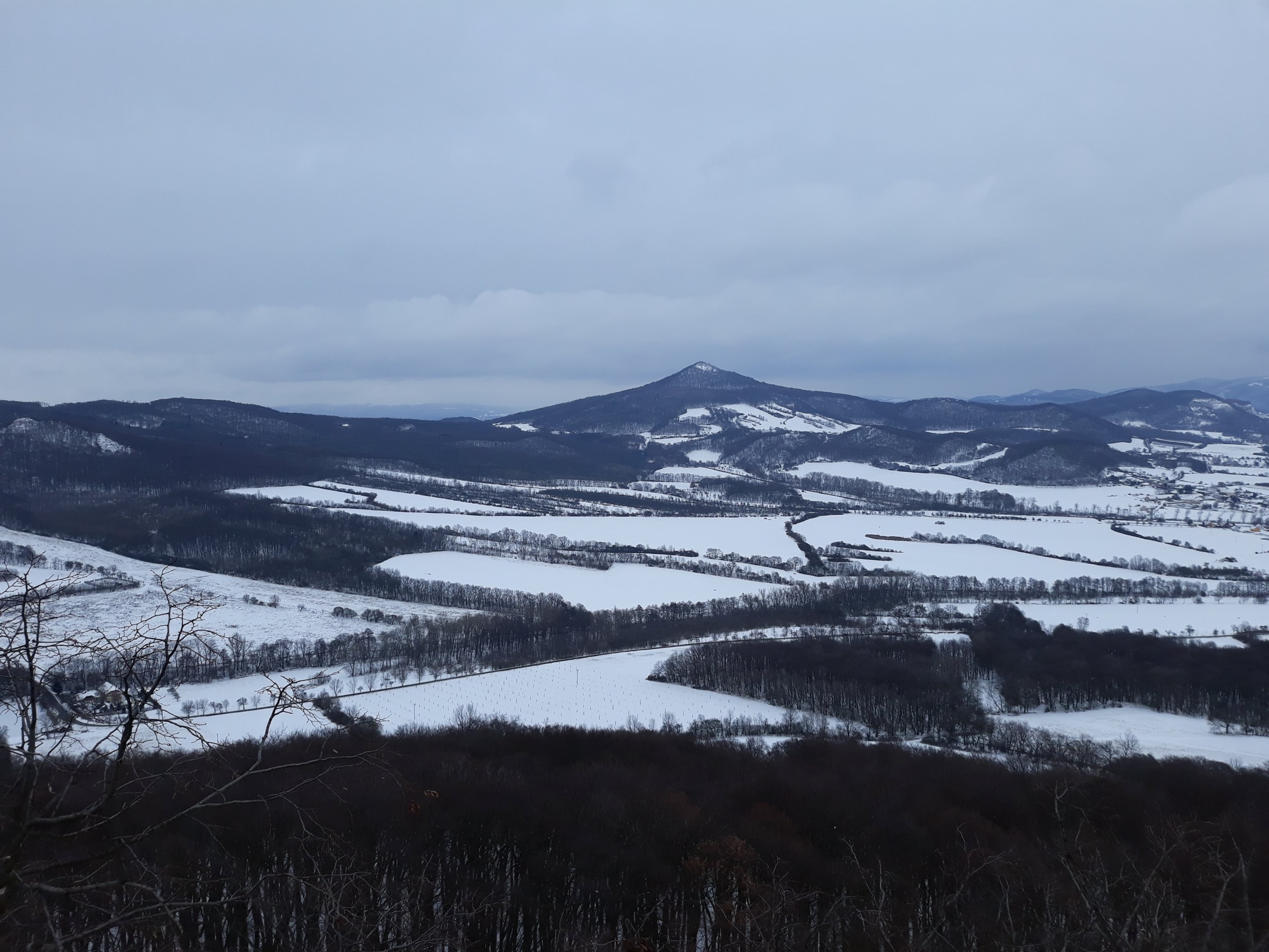 Zima v Českém středohoří