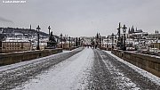 Sníh v centru Prahy