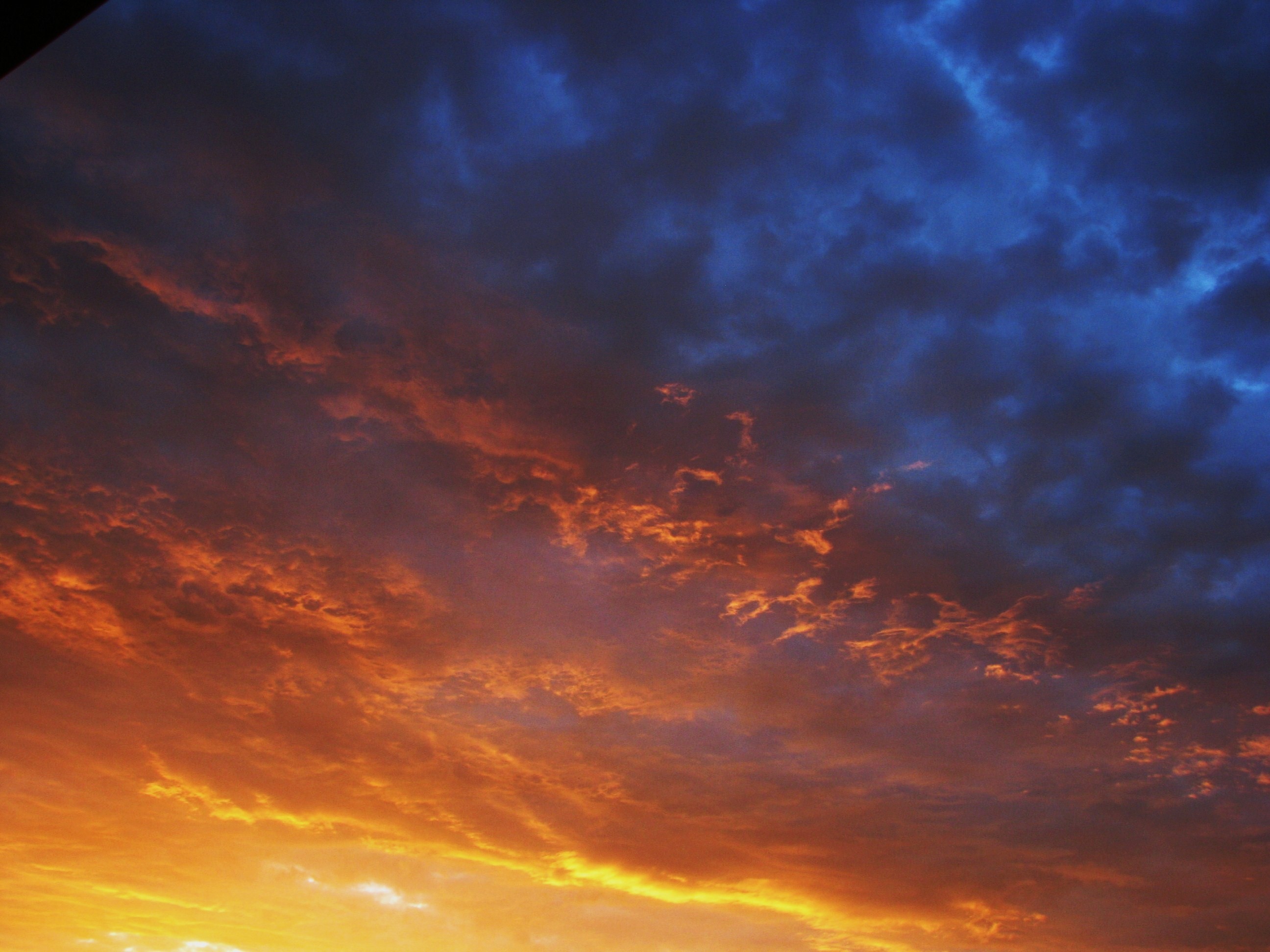 Letní večerní obloha