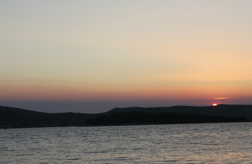 Západ slunce nad Biogradem