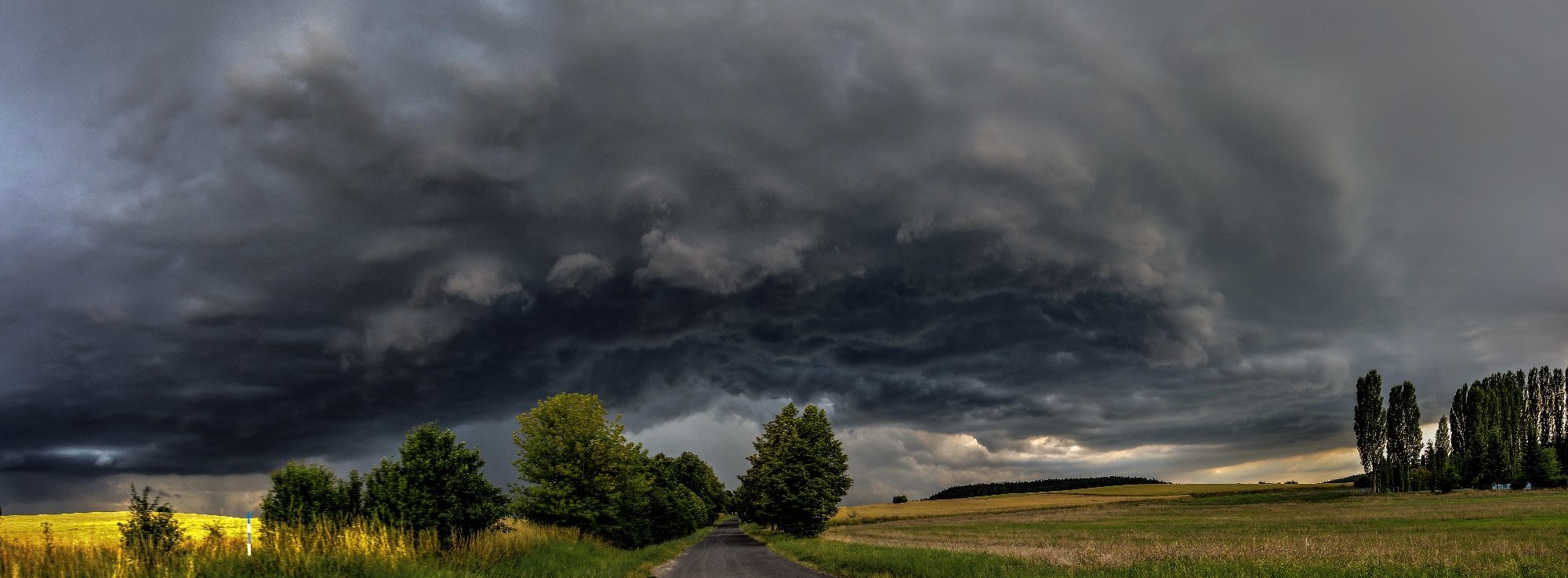 Bouřka v Podbořanech