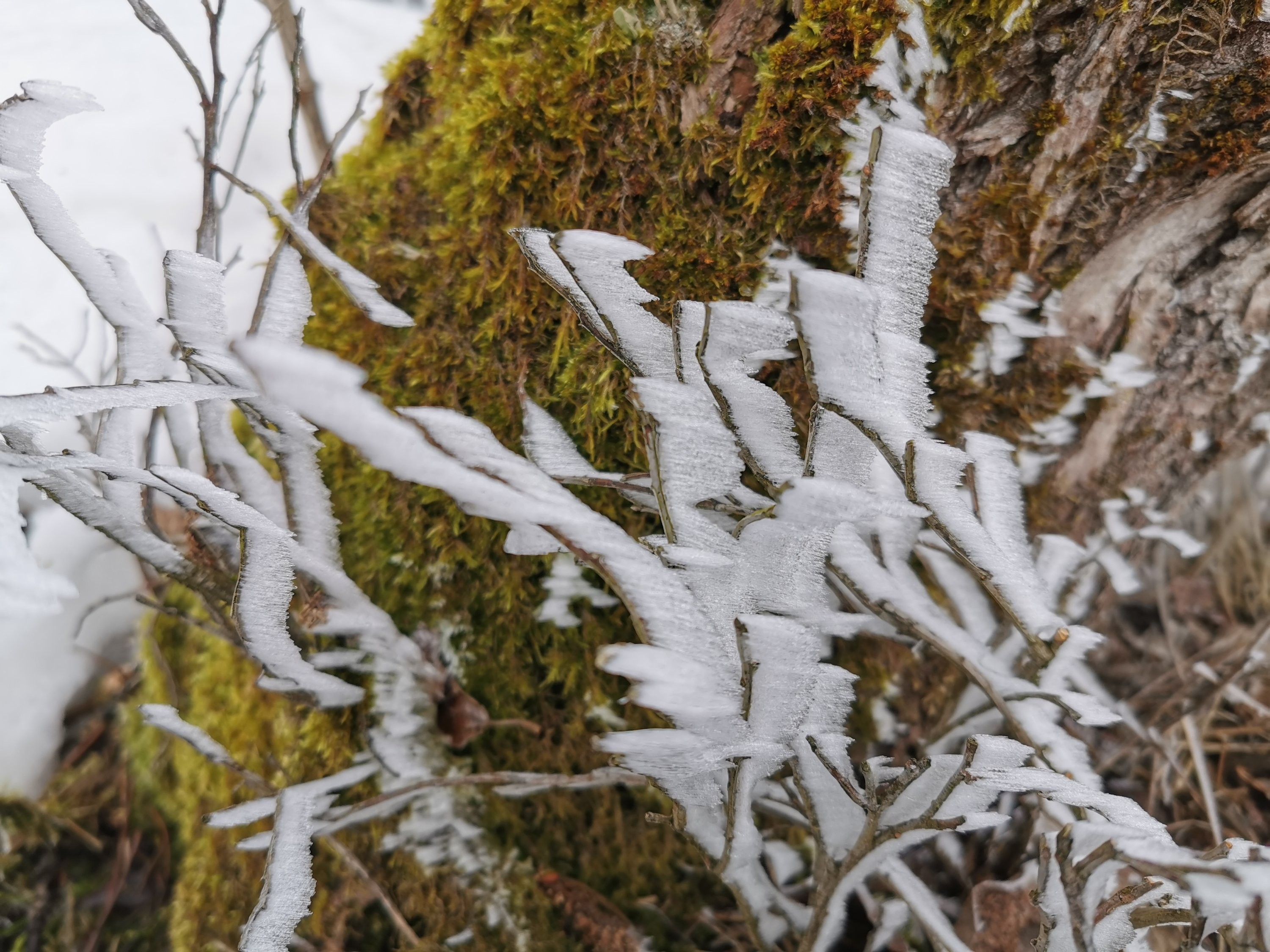 Silná námraza 5 cm
