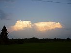 Cumulonimbus při západu slunce