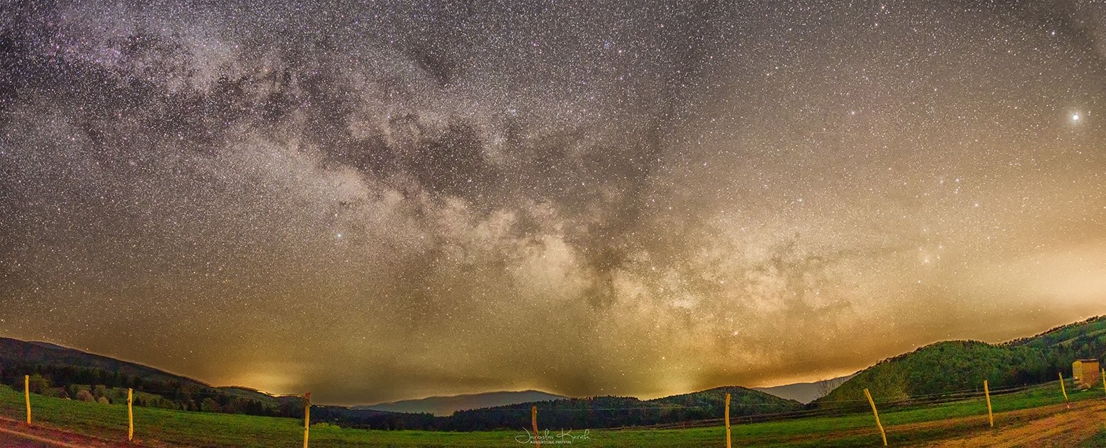 Mliečna dráha z 22.4.2018