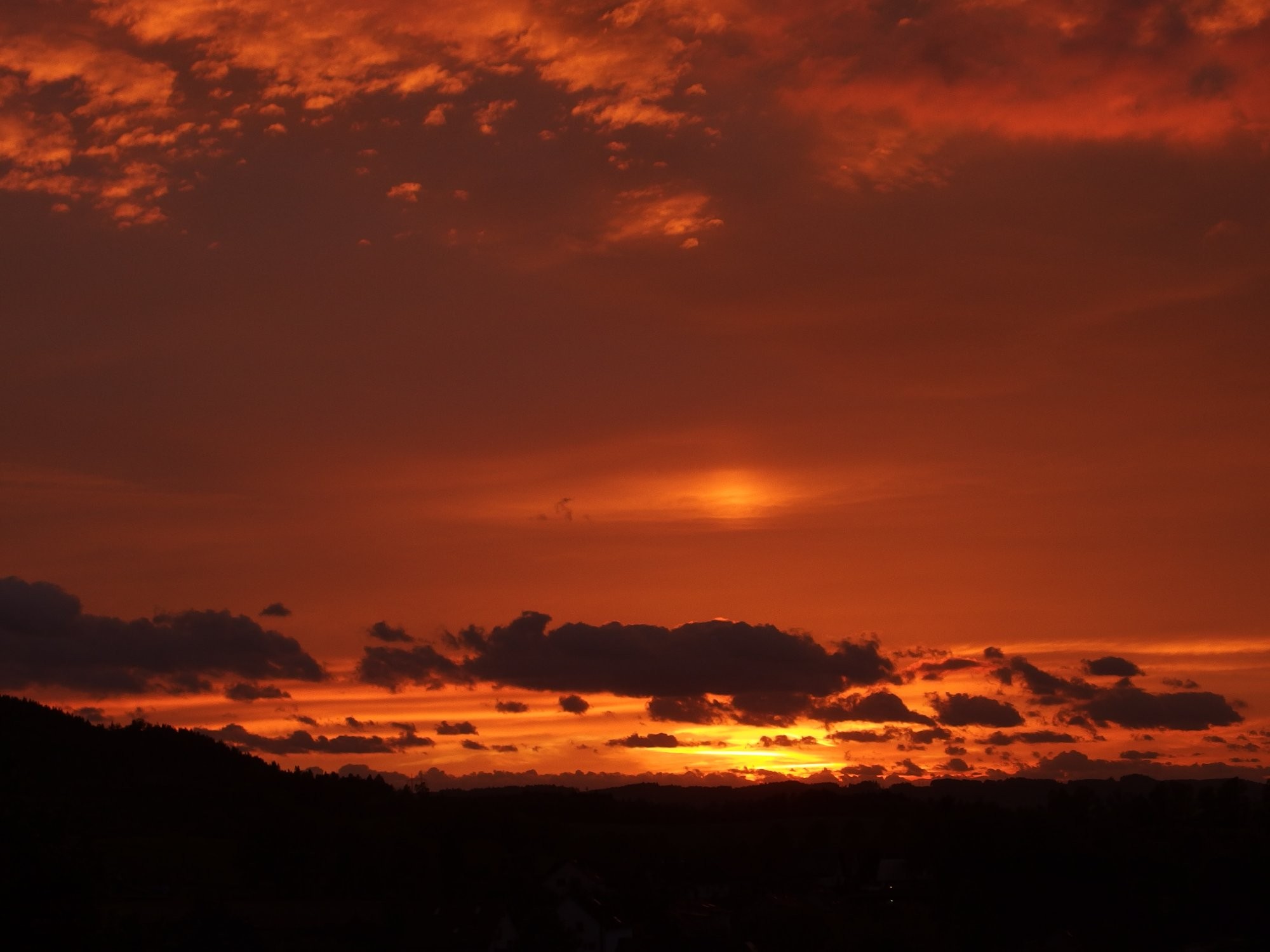 Nádherný západ slunce