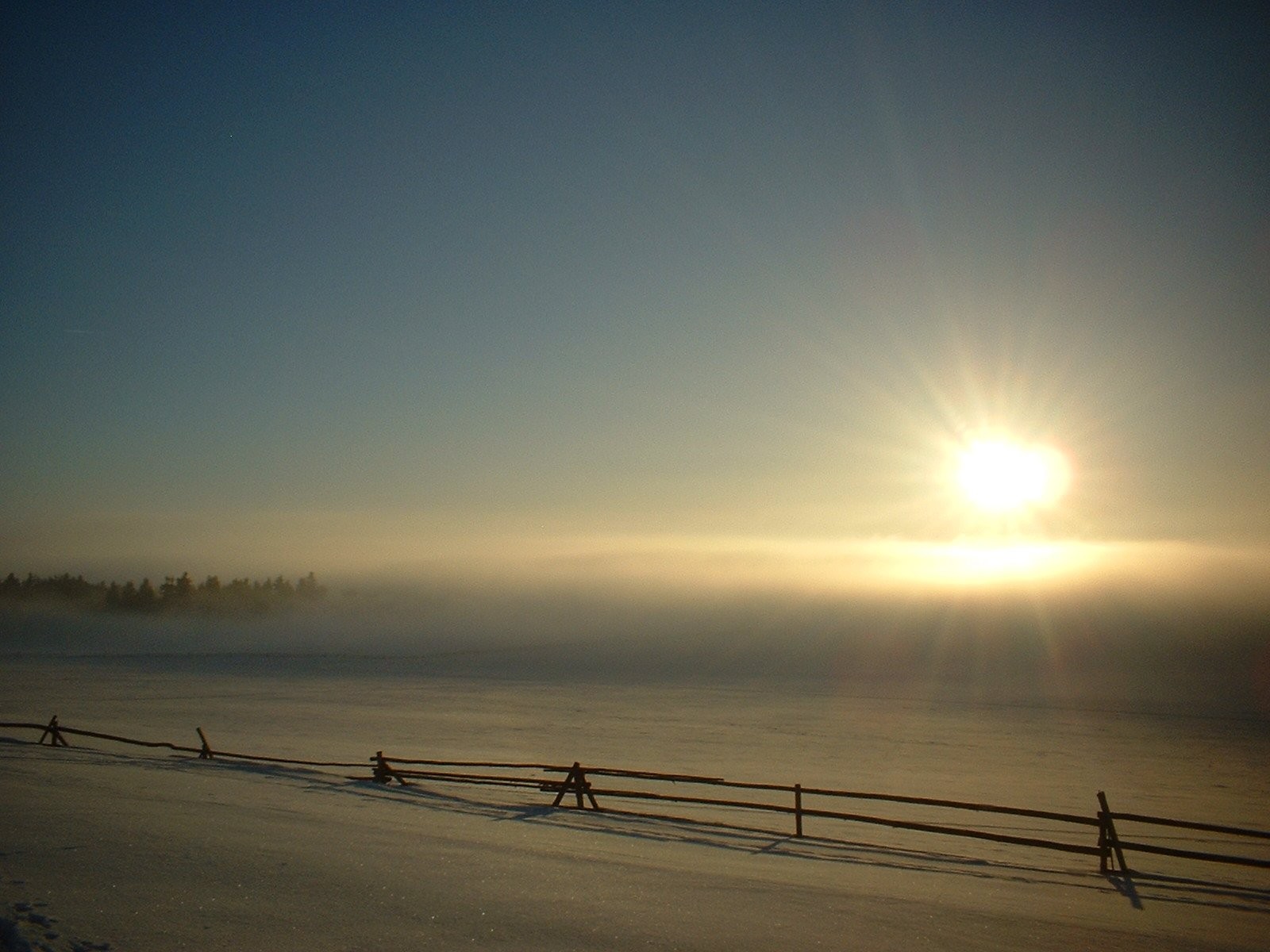 Zapad slunce pod Rokytnem