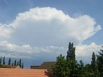 Cumulonimbus nad naším domem