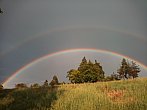 Okouzlující duha nad Dukovany