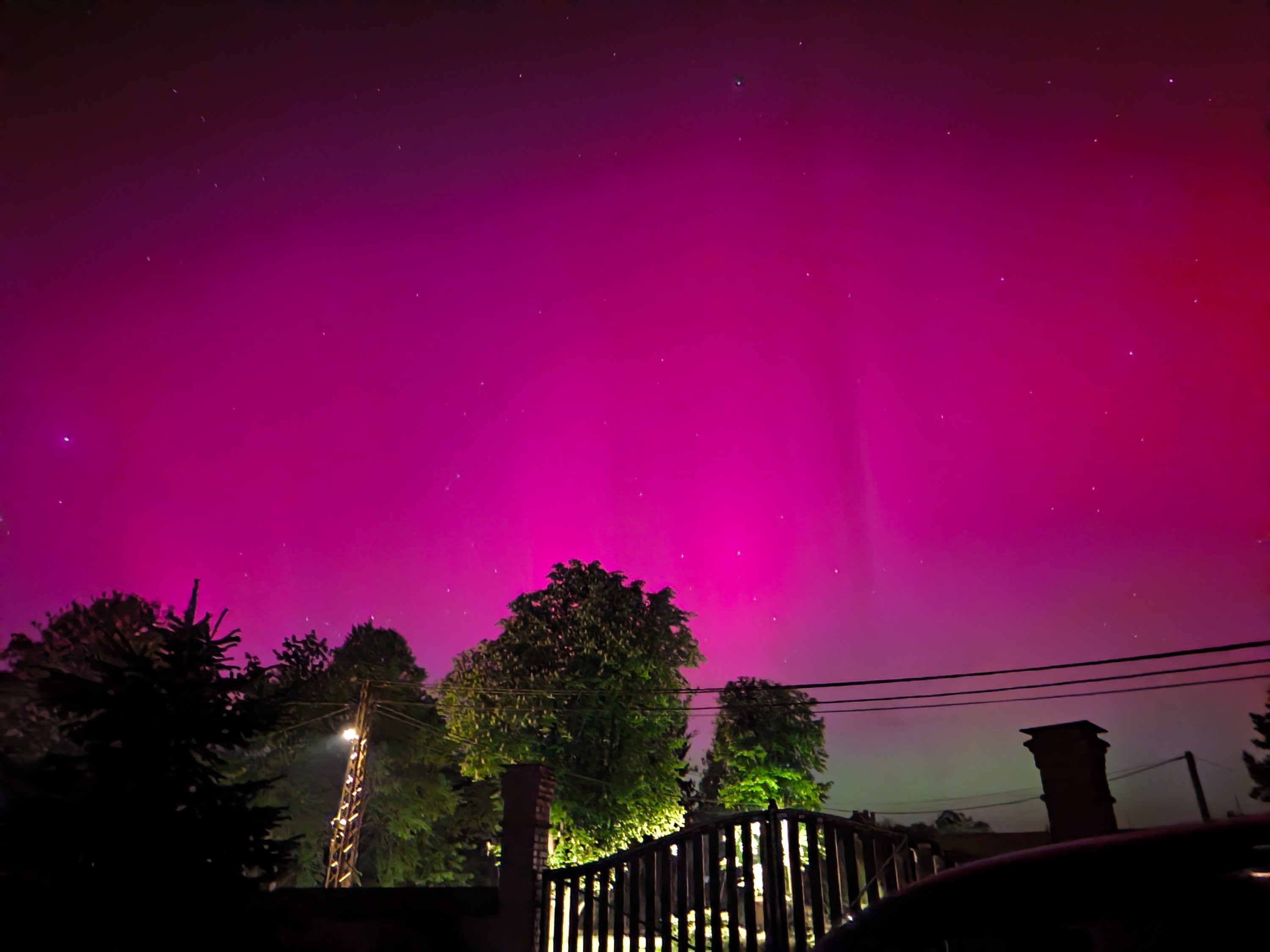 Polární záře 10.5.2024