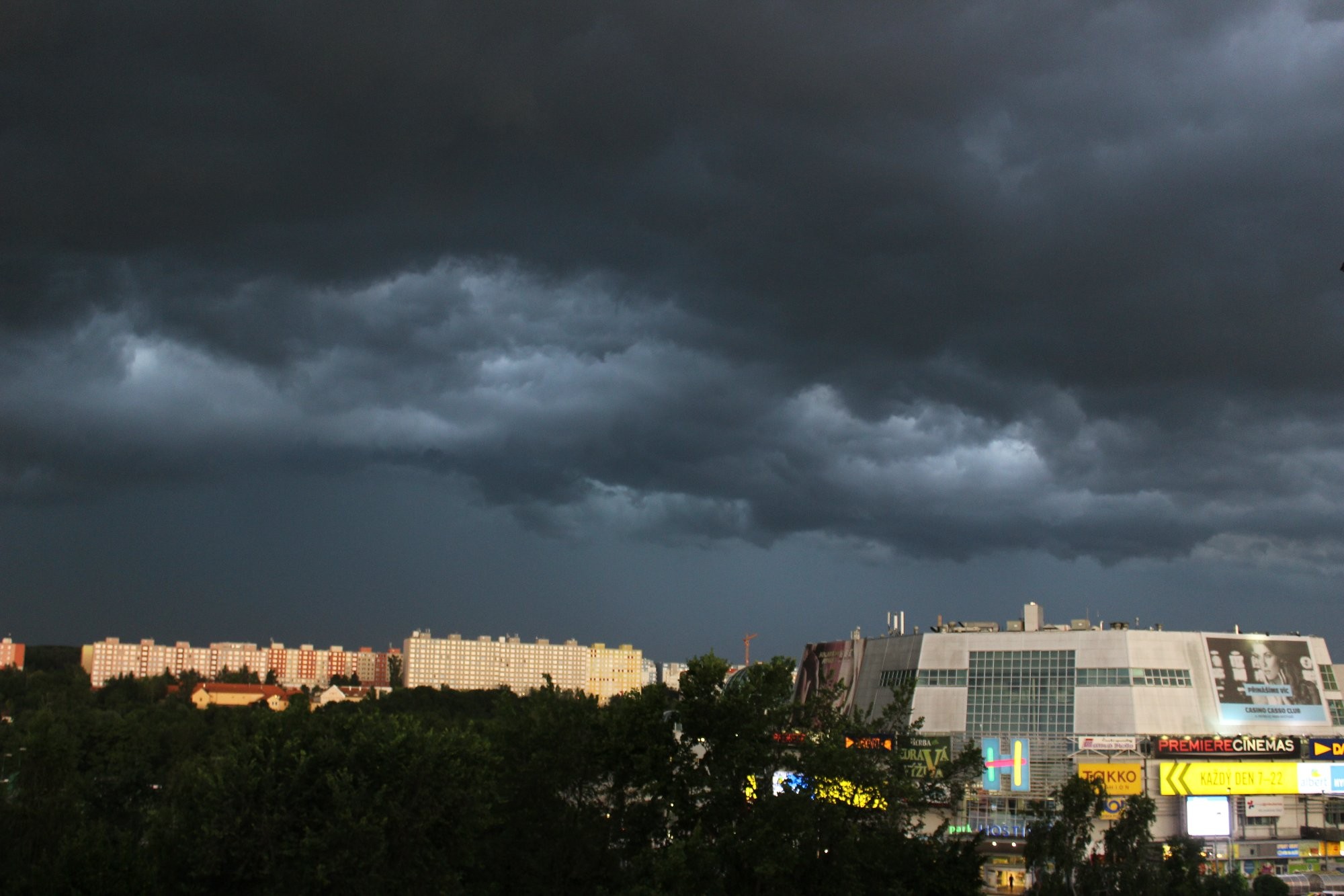 Příprava na bouřku