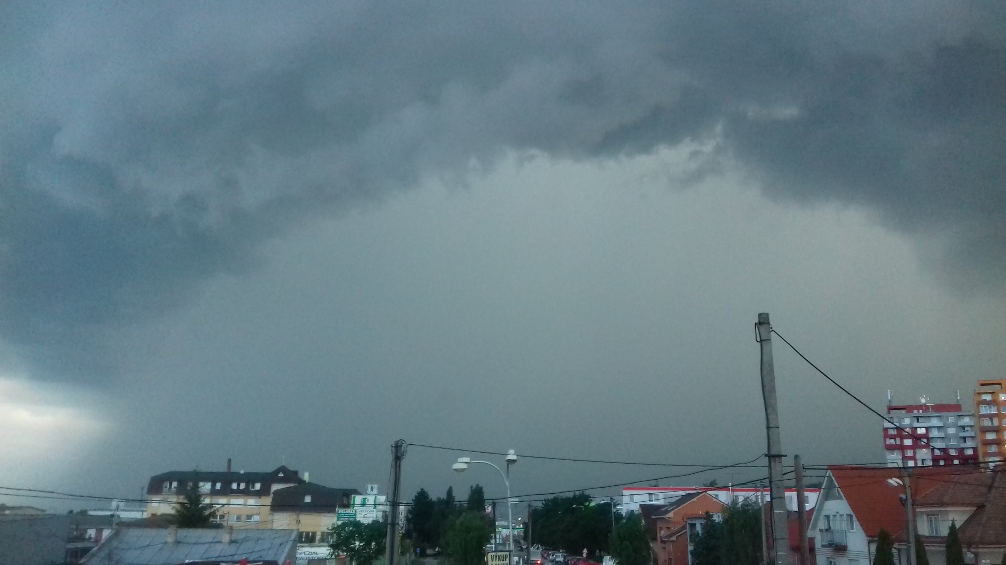 Supercela nad Pezinkem