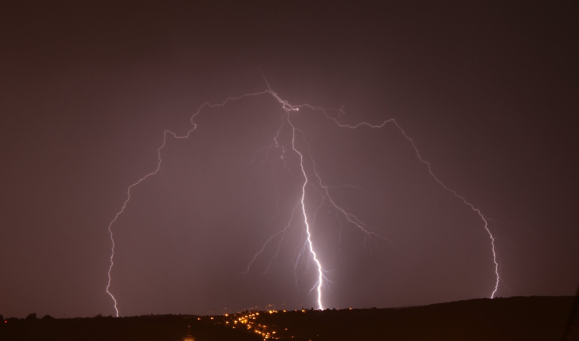 Blesk nad Ostravskem