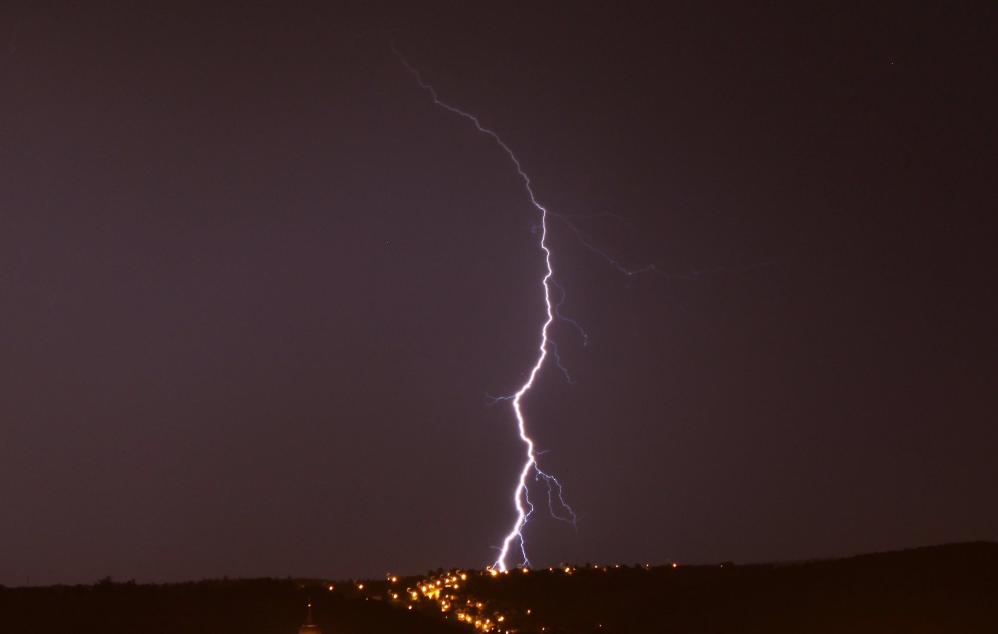 Blesk nad Ostravskem