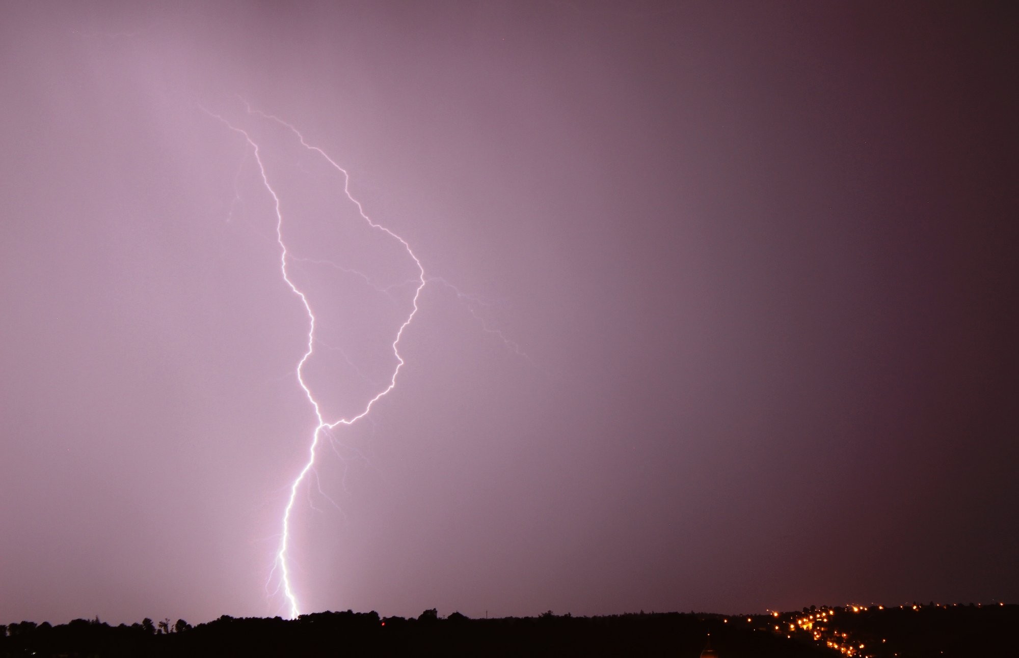 Blesk nad Ostravskem