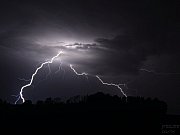 Noční bouřka na Semilsku
