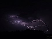 Noční bouřka na Semilsku