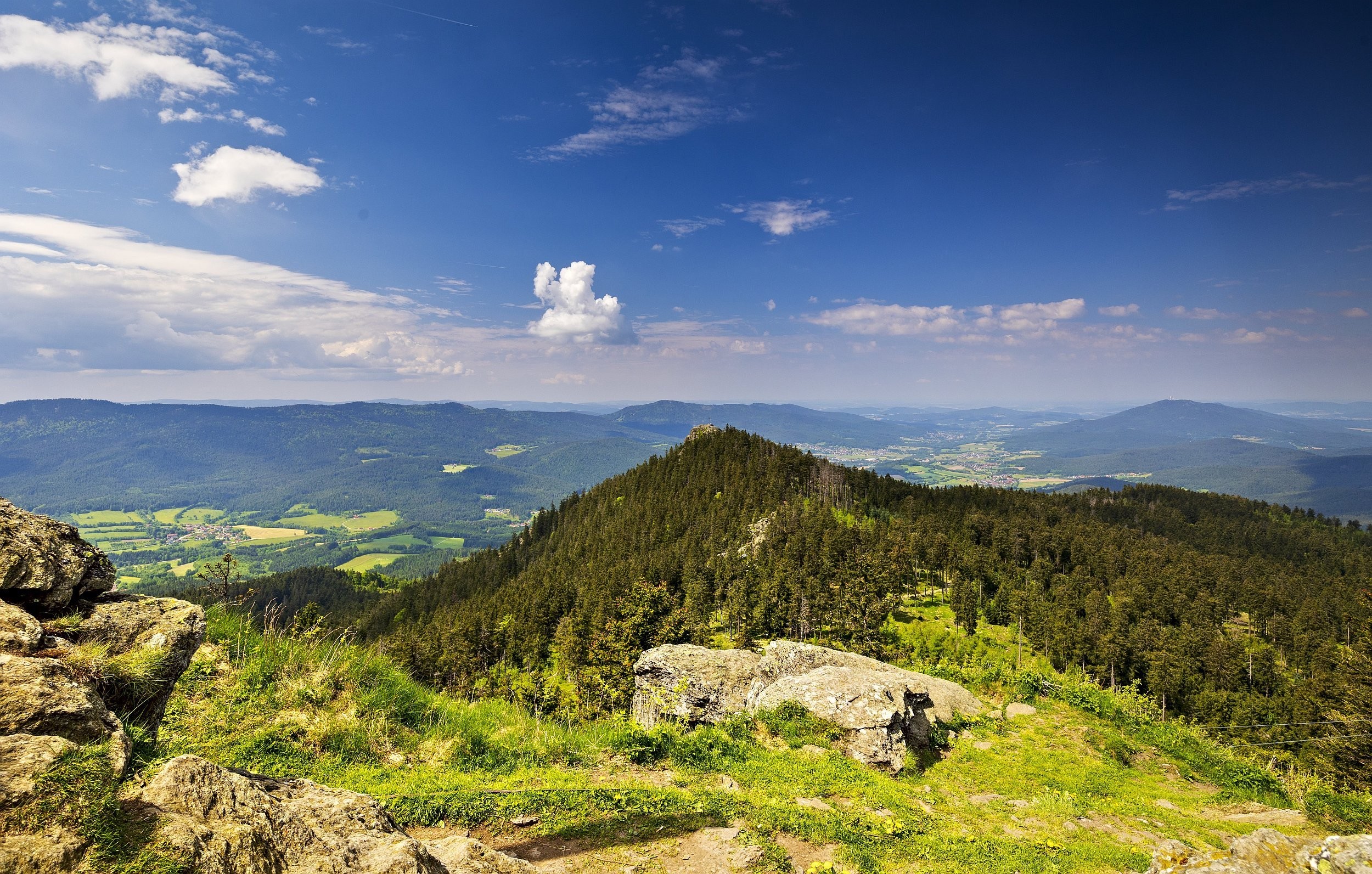 Výhled na Malý Ostrý