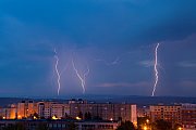 Blesky nad Plzní