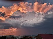 Večerní  obloha Zaječí 