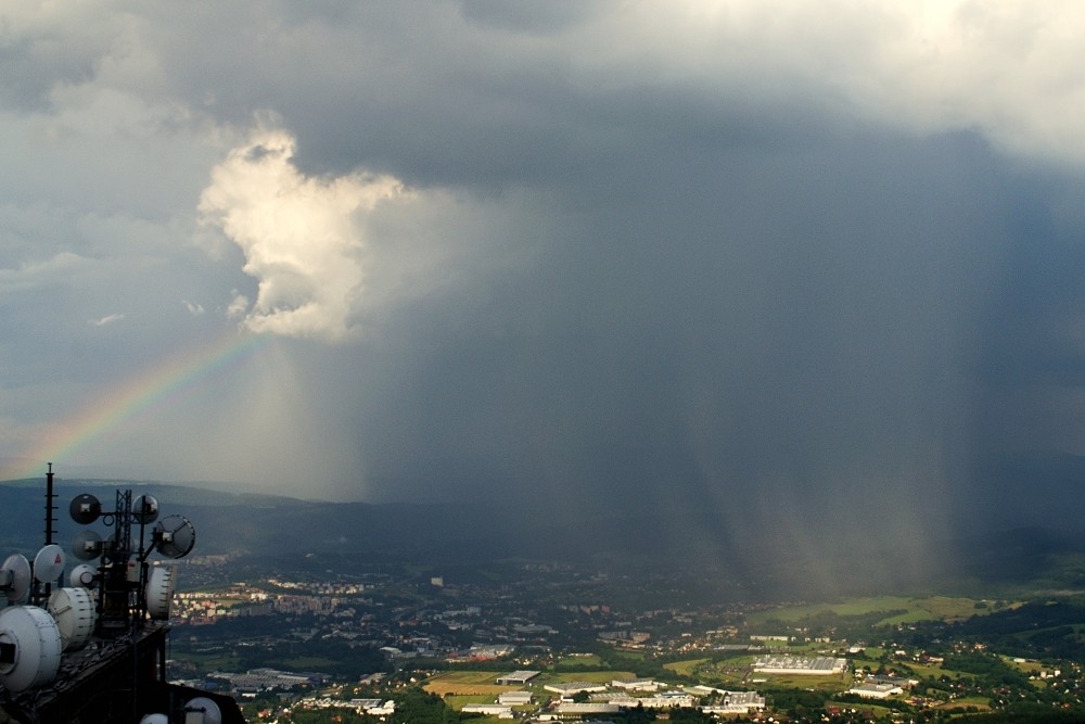 Bouřka nad Libercem