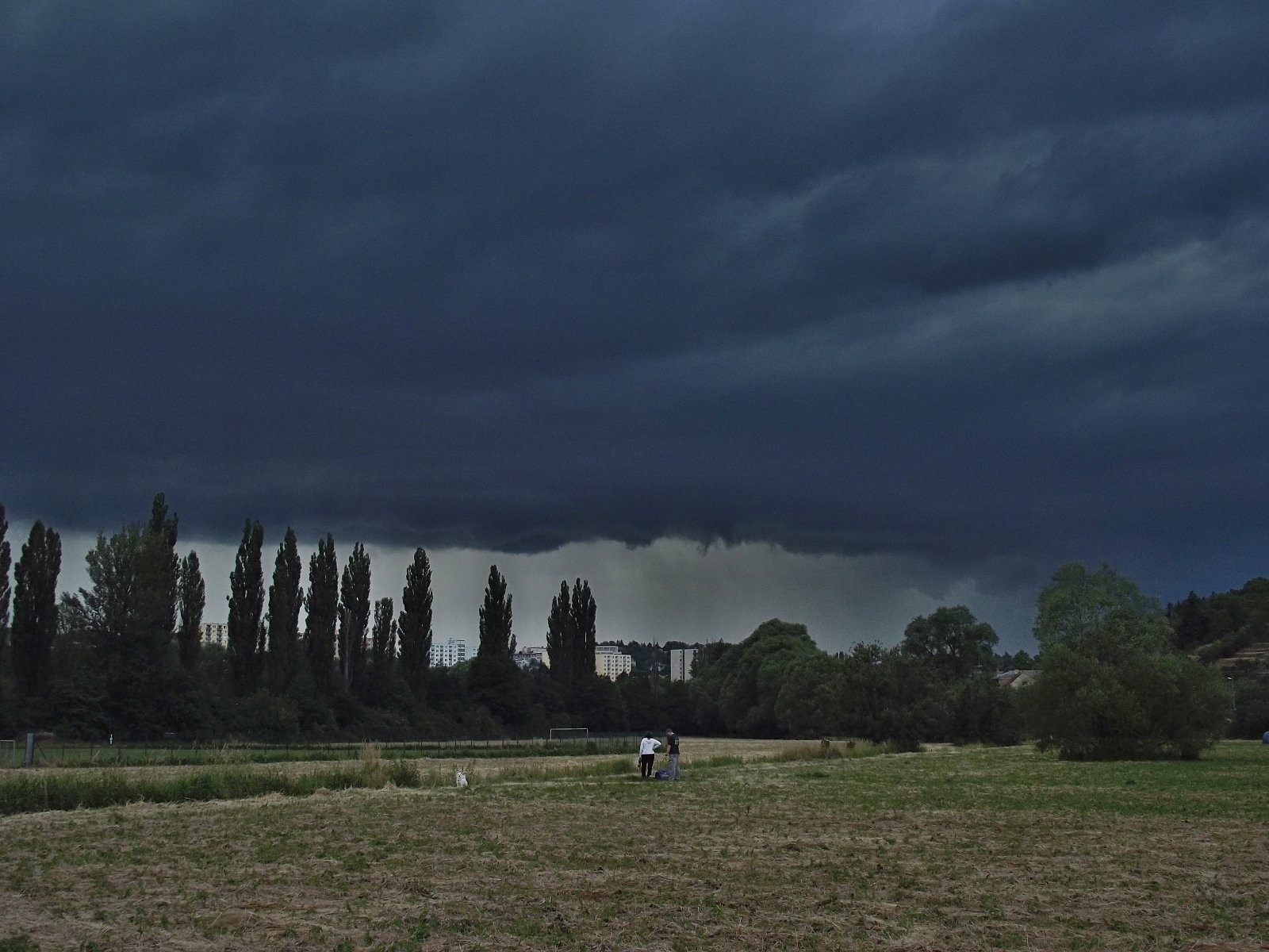 Letošní bouřka nad Brnem