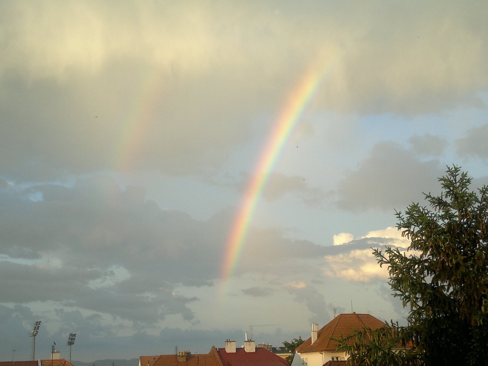 Duha - přeháňka