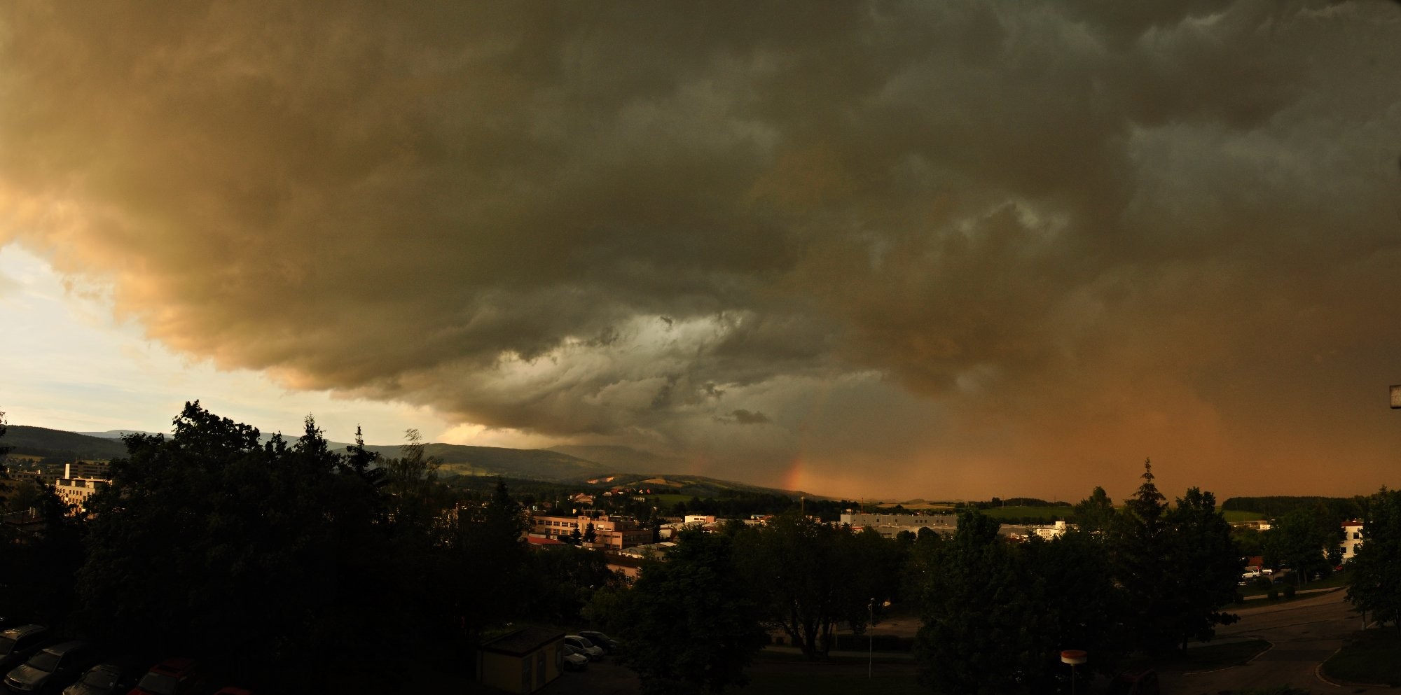 Bouřka ve Vrchlabí