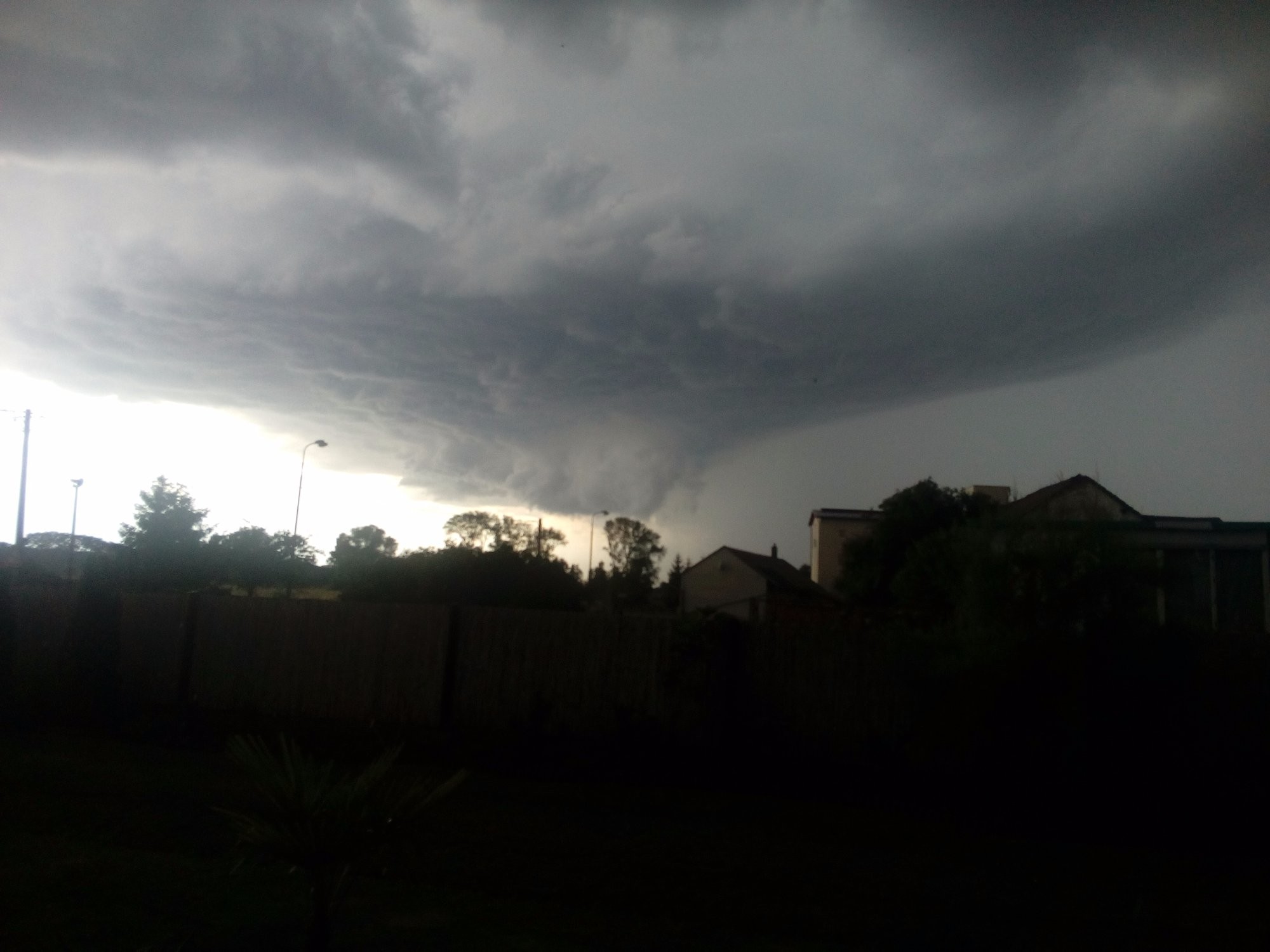 Supercela u Hradce Králové