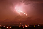 Blesk nad Ostravou
