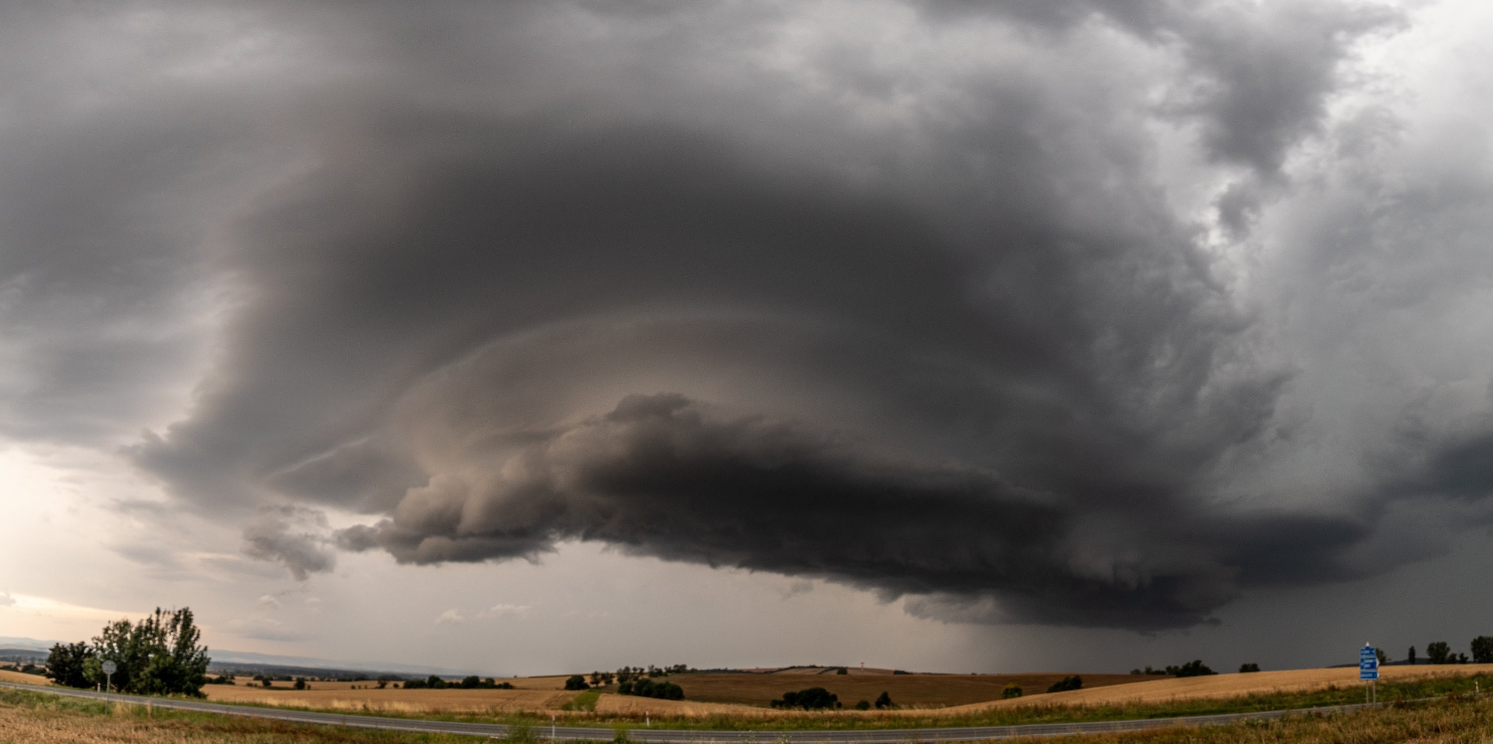 Příchod bouře na Jižní Moravu