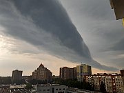 Roll cloud nad Prahou