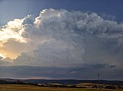 Mohutný supercelární cumulonimbus 