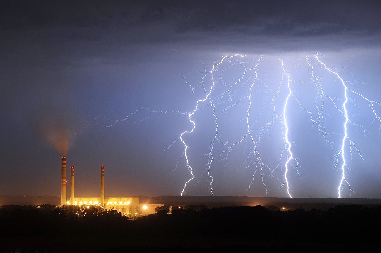 Bouřka u Opatovic nad Labem
