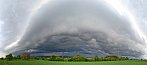 Shelf cloud nad Člupkem