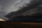 Shelf cloud ve středních Čechách