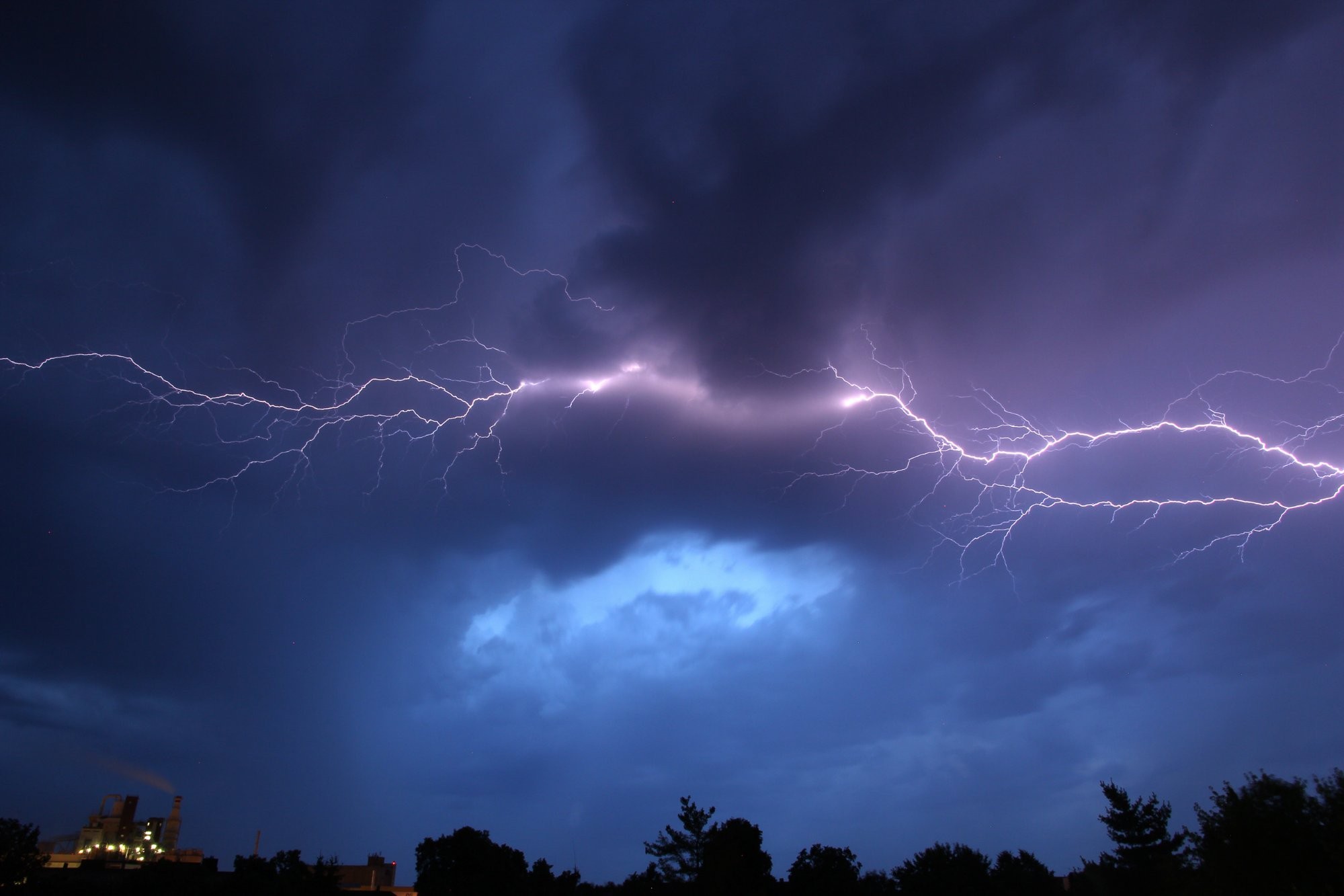 Blesk nad Rakovníkem