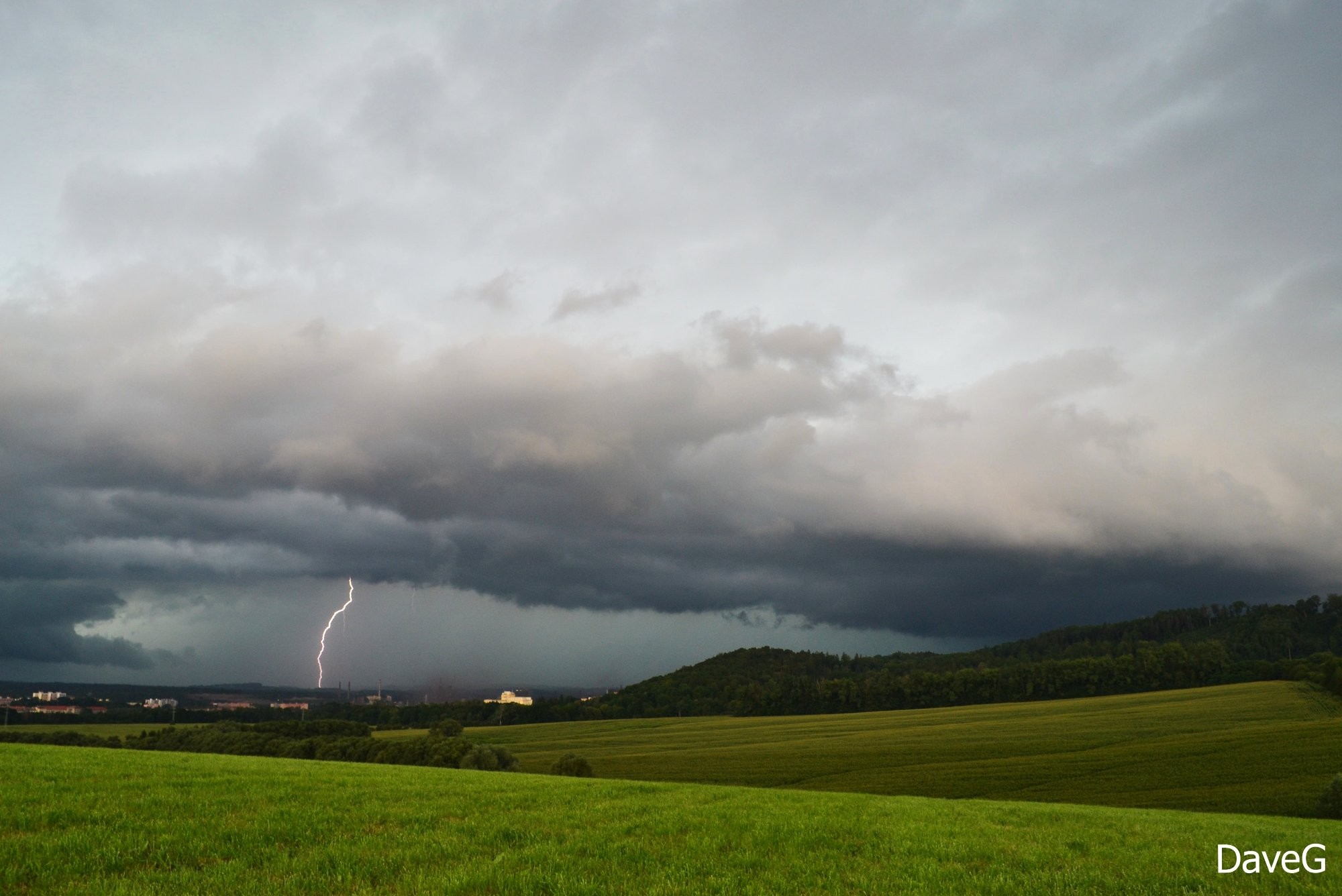 Bouřka na Třinecku