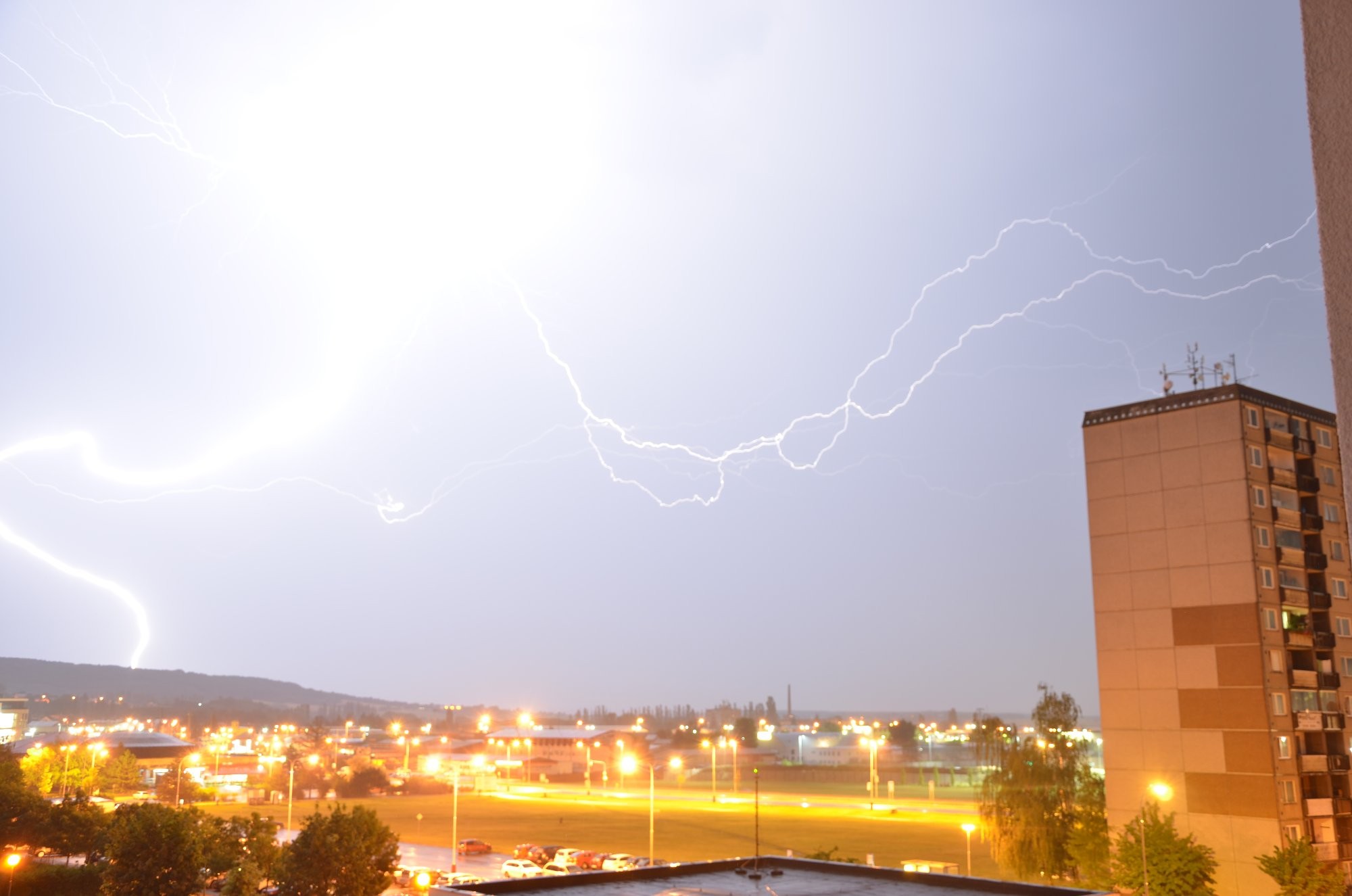 Blesk v Mladé Boleslavi