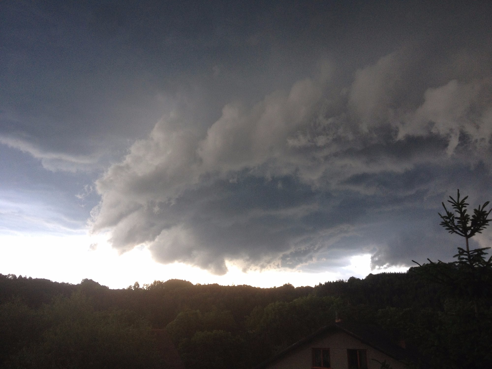 Supercela nad Skalicí