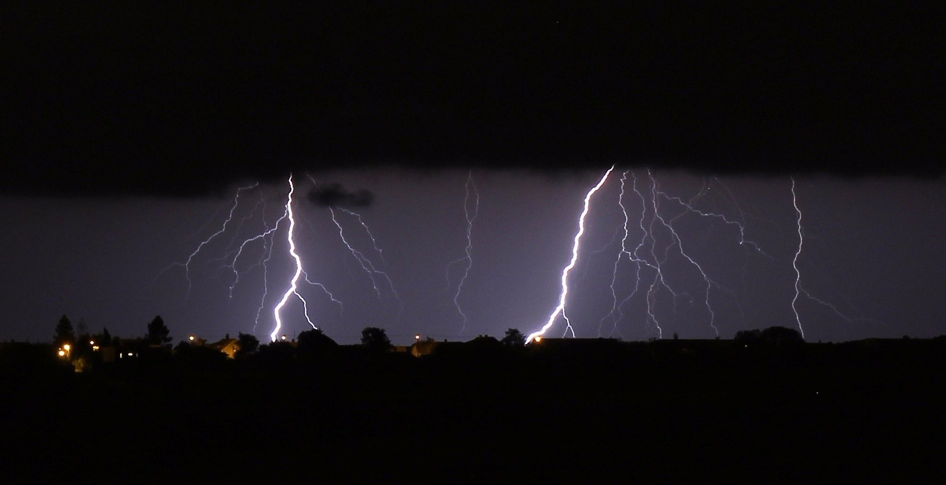 Blesk nad Ostravskem